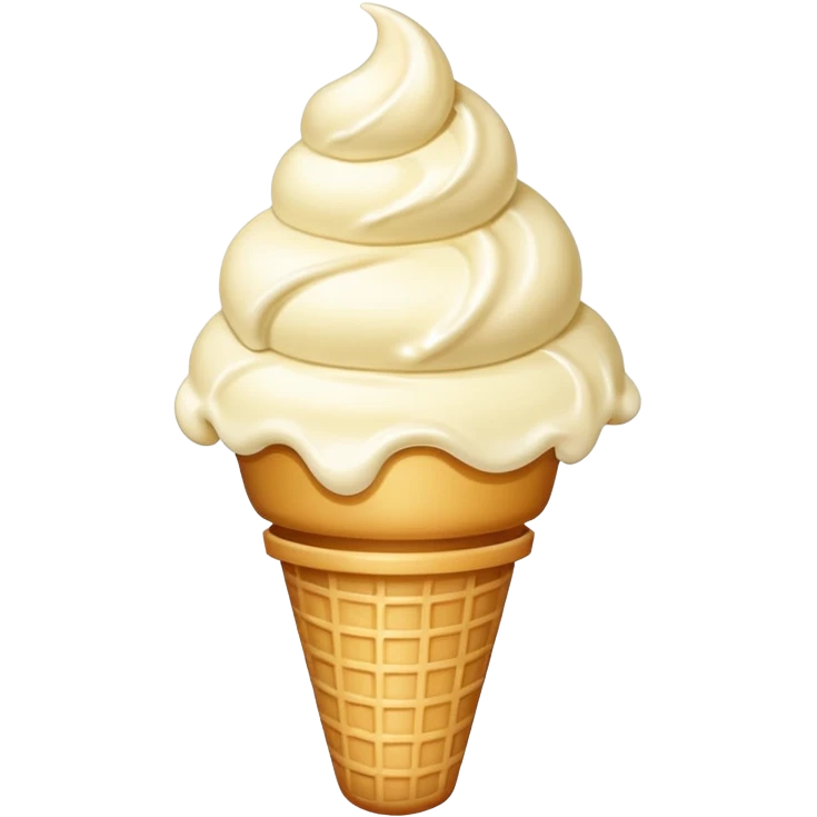 vanille eiscreme emoji