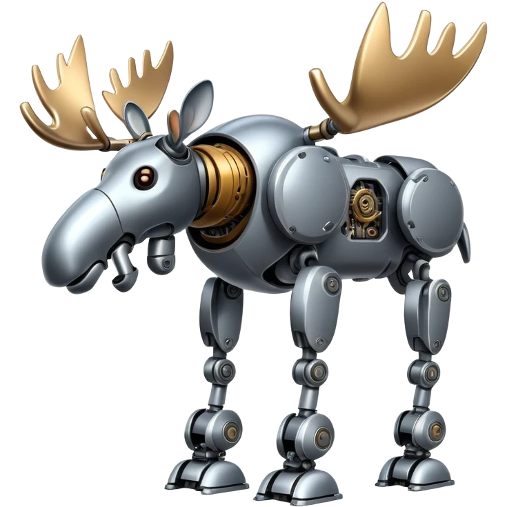 Moose robot emoji