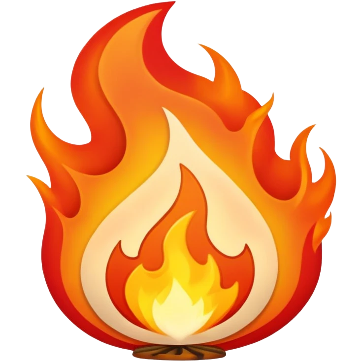 a P1 label that's on fire emoji