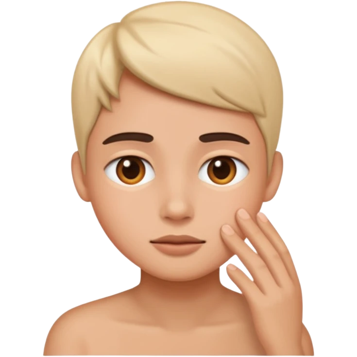 Shying emoji