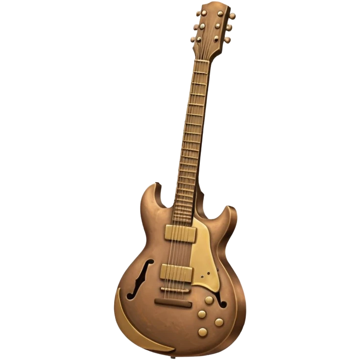 Guitar statue emoji