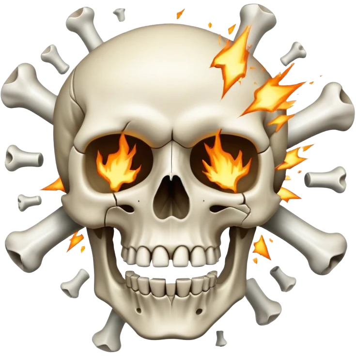 Crâne exploser  emoji