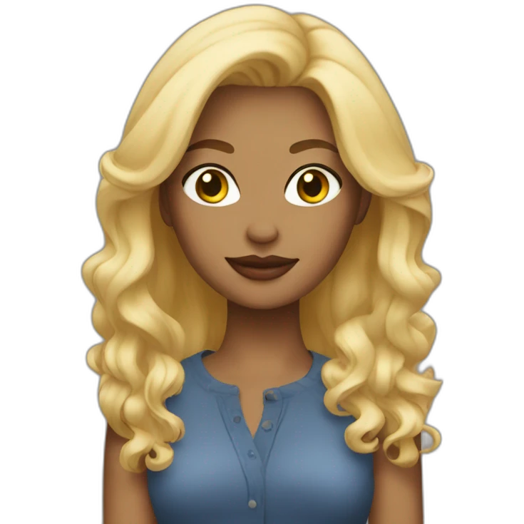 Blond in nyc emoji