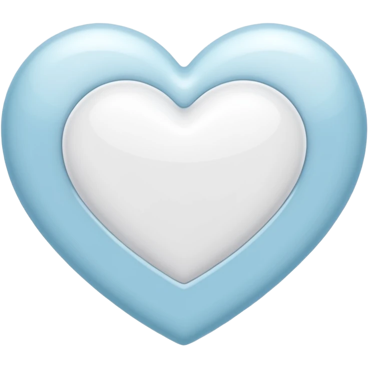 화이트 하트 emoji