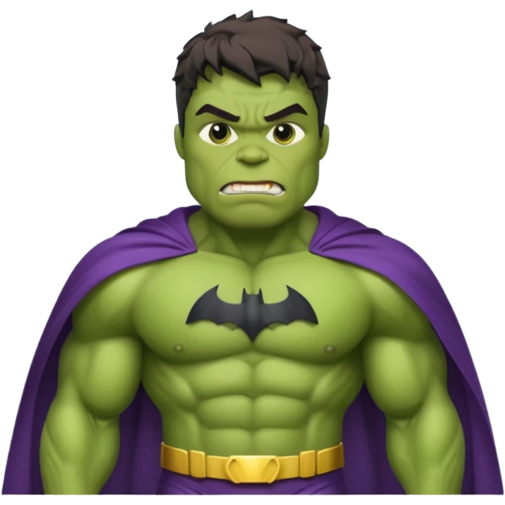 hulk e batman emoji