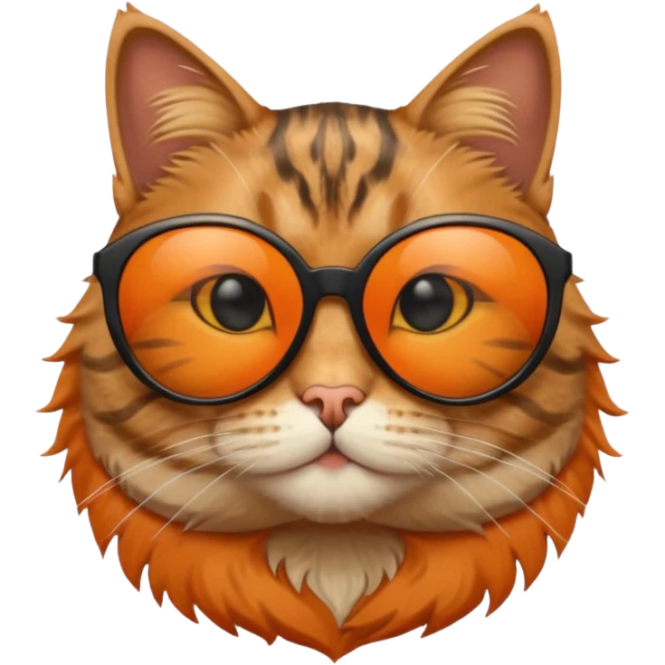 Cat wearing sunglasses emoji