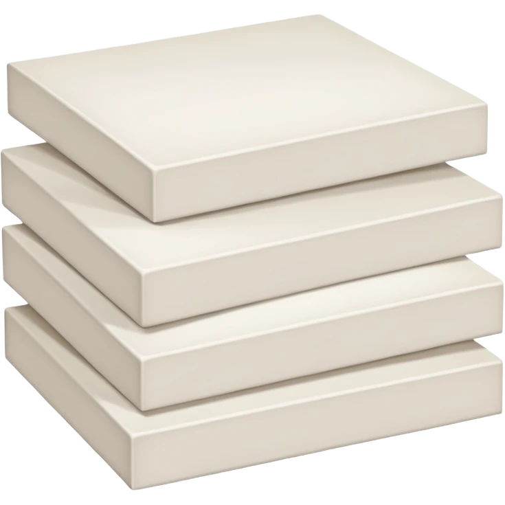 Stack of stretched canvases emoji