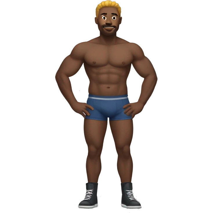 man with thunder thighs emoji