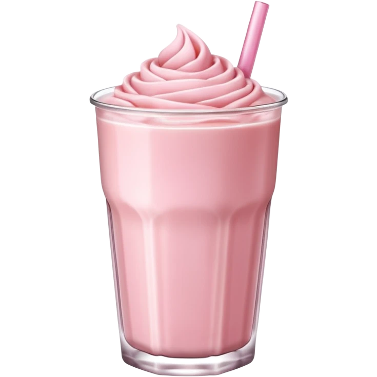 rose milk tea emoji