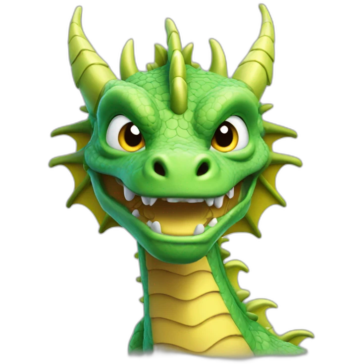 Un Dragon-squelette emoji
