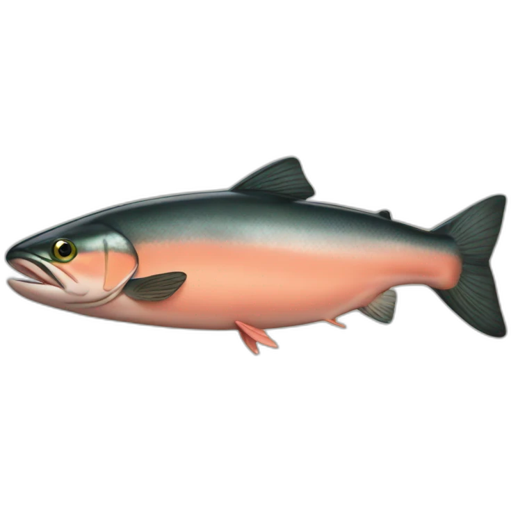 strong salmon emoji