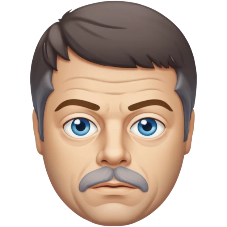 Oliver Reed with blue eyes emoji