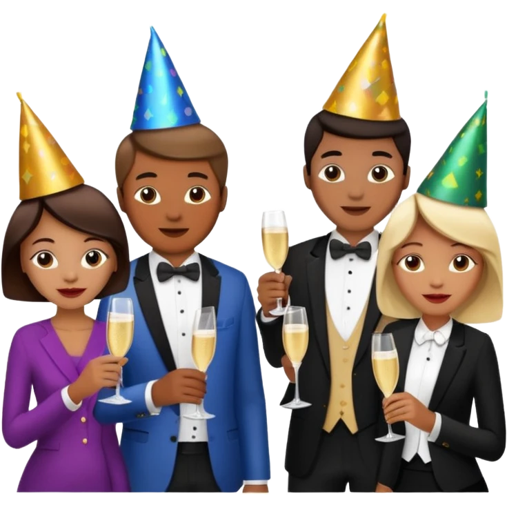 Happy new years emoji