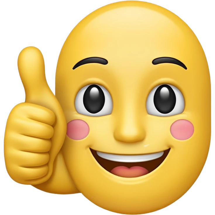 thumbs up emoji with two thumbs  emoji