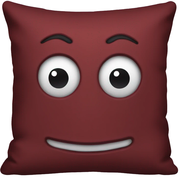 Dark Red pillow emoji