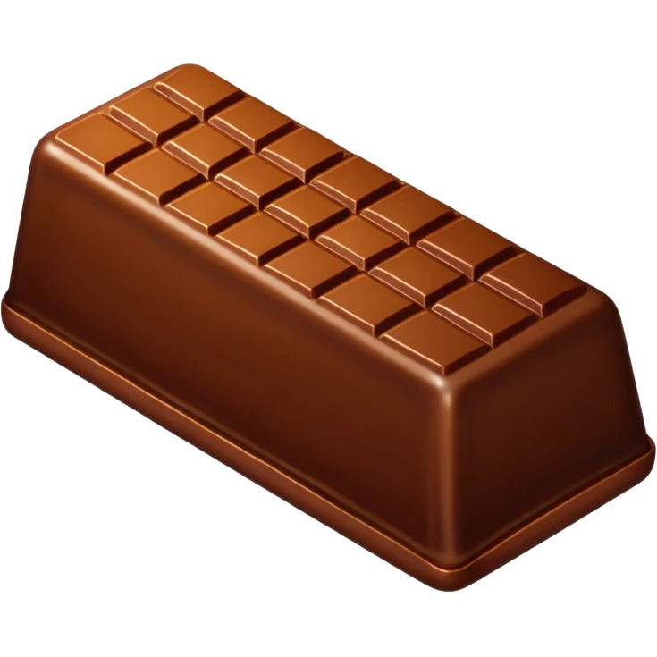 chcolate with caramel emoji
