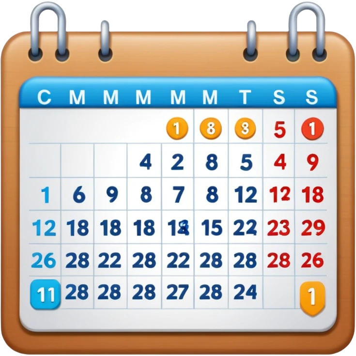 calendar emoji