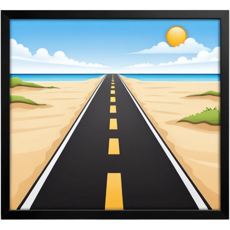 beach runway emoji