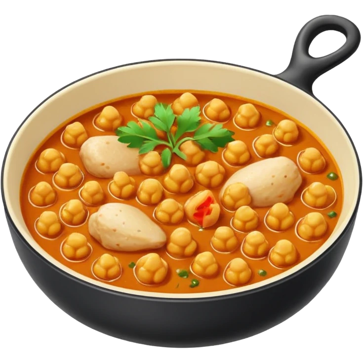 Chicken and Chickpea Curry emoji