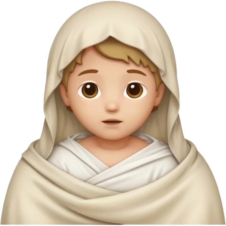 baby jesus in a sheet emoji