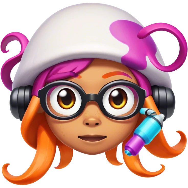 Inkling from the game "Splatoon" emoji