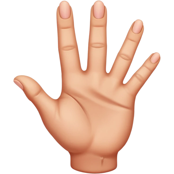 POINTING HAND emoji