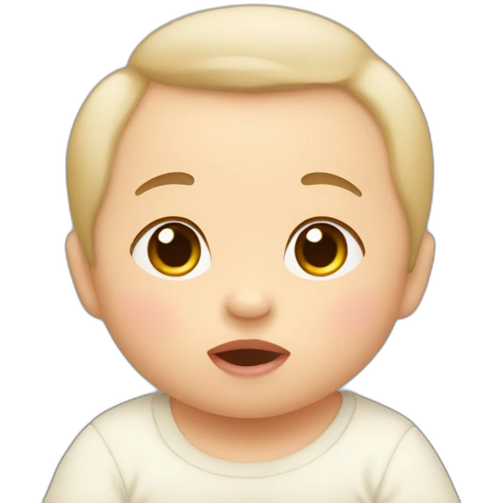 Baby mochi emoji