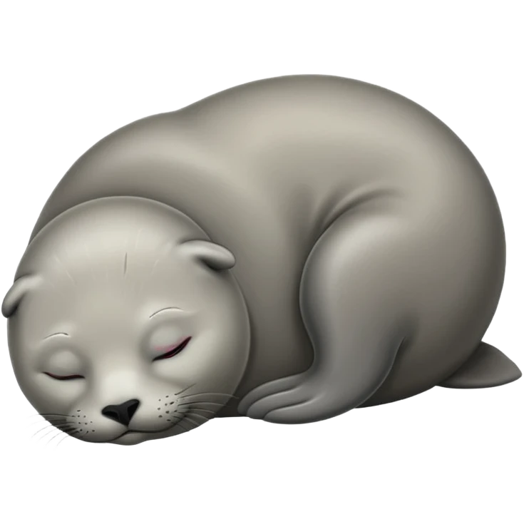 Seal sleeping emoji