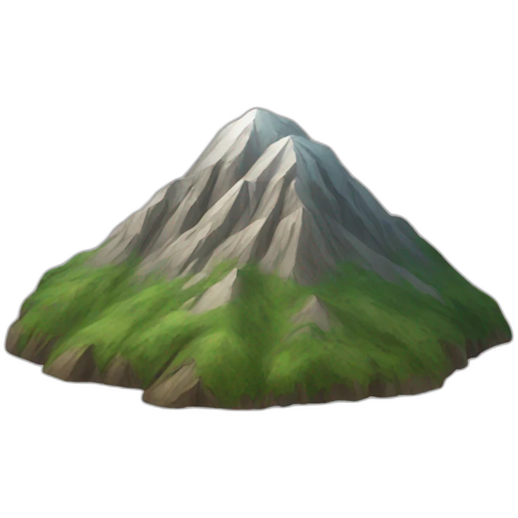 A mountain  emoji