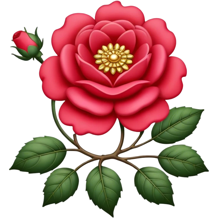 Tudor rose emoji