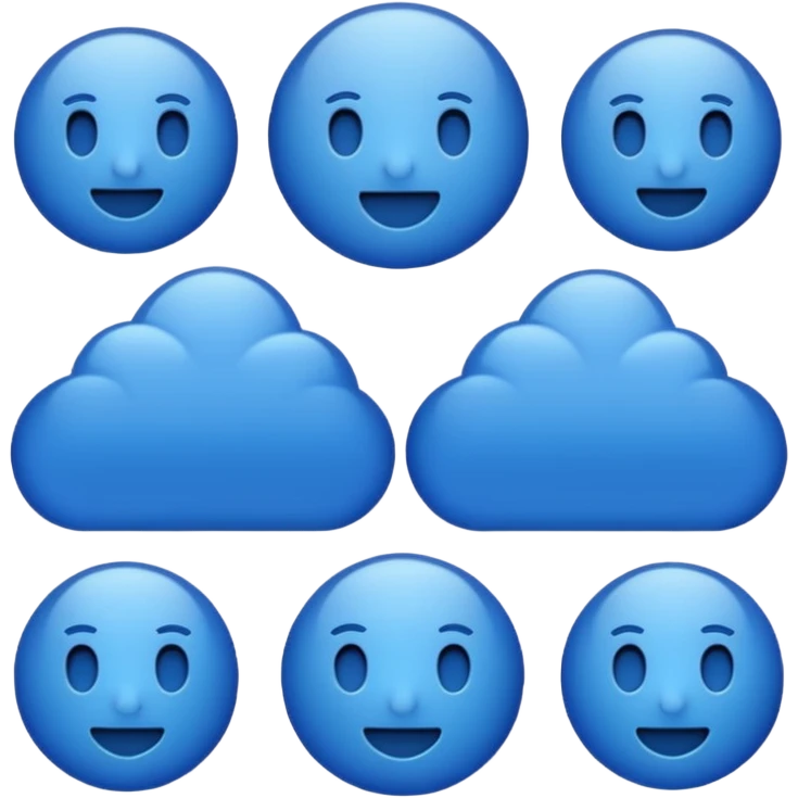 Font emoji centag biru insta emoji