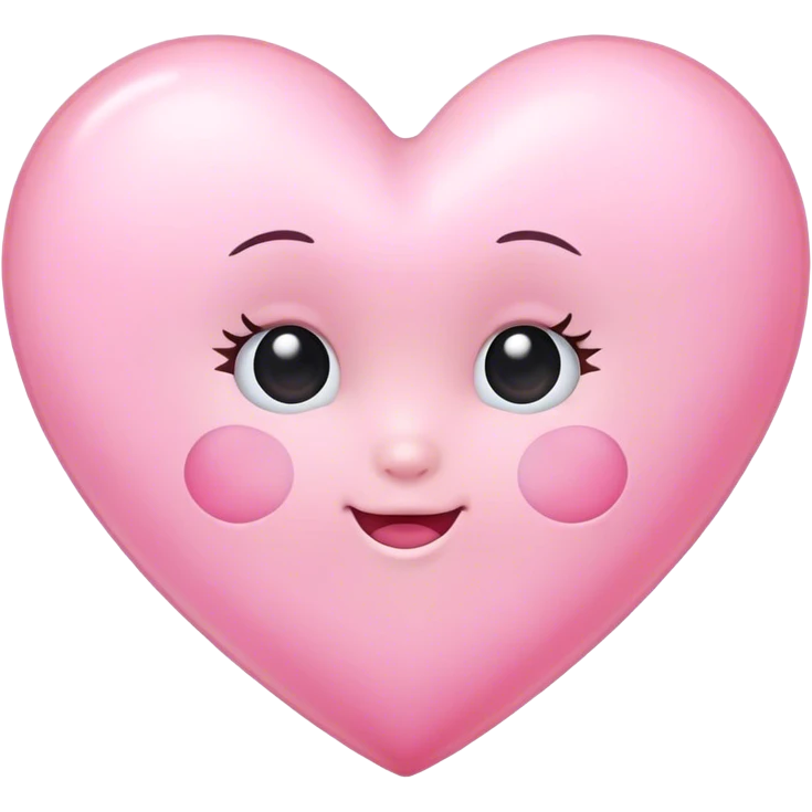 Baby pink heart  emoji