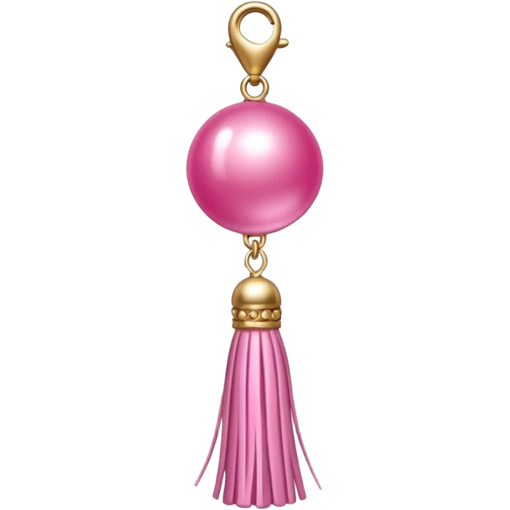 pink ade tassel pendant emoji | AI Emoji Generator