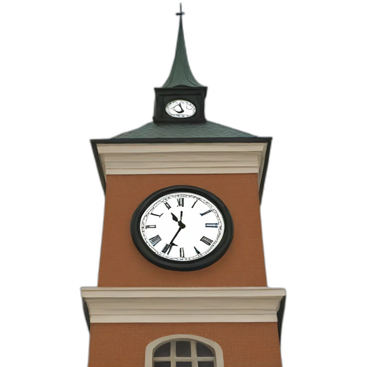 clock tower emoji