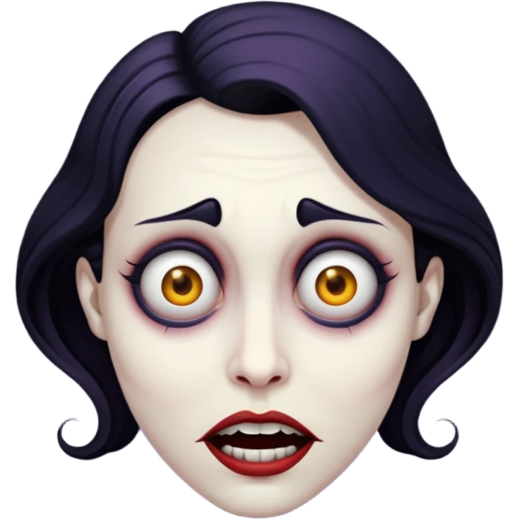 Devious face emoji