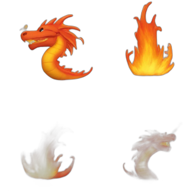 Dracaufeu emoji