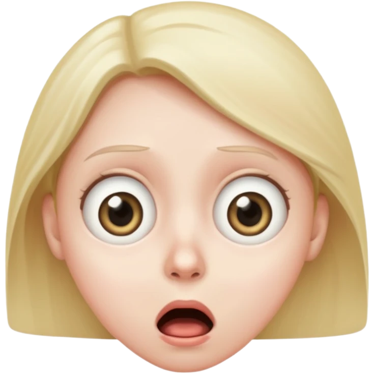 Person shocked face emoji