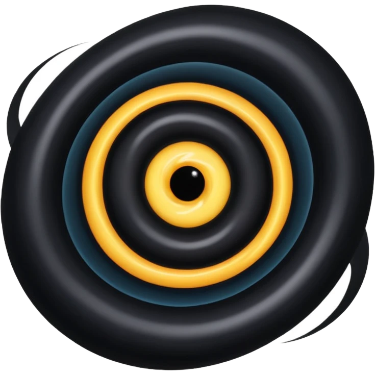 Un trou noir emoji