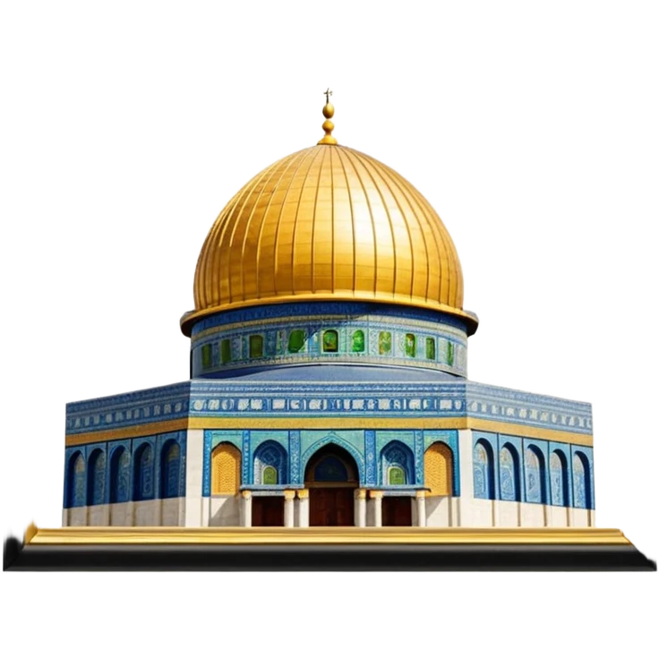 Dome of the rock, Palestine emoji