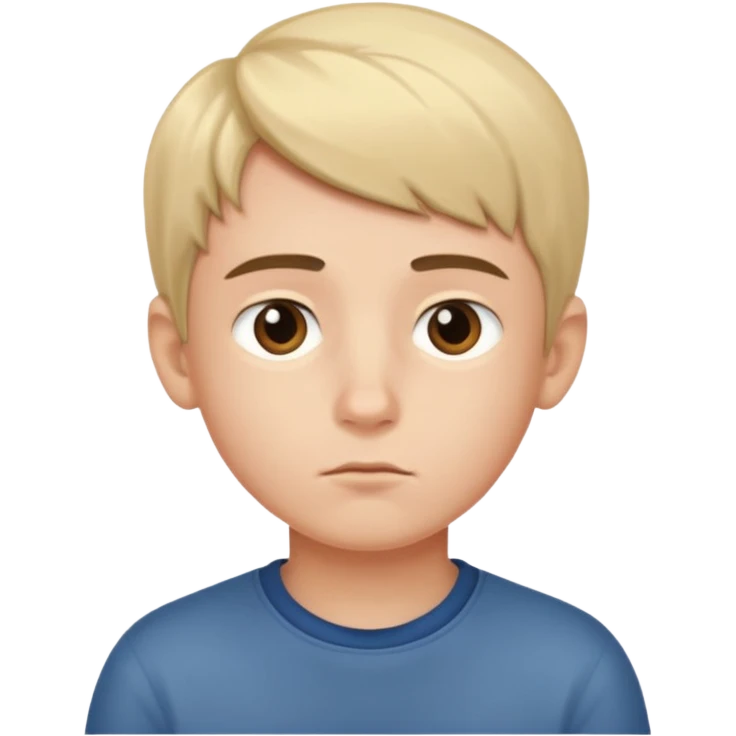 boy thinking emoji