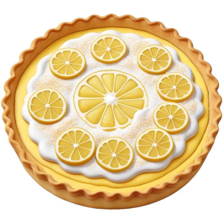 Lemon creamy tarte emoji