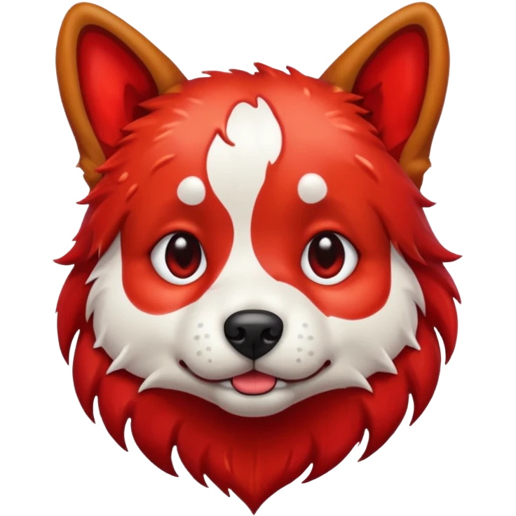 bleeding dog emoji