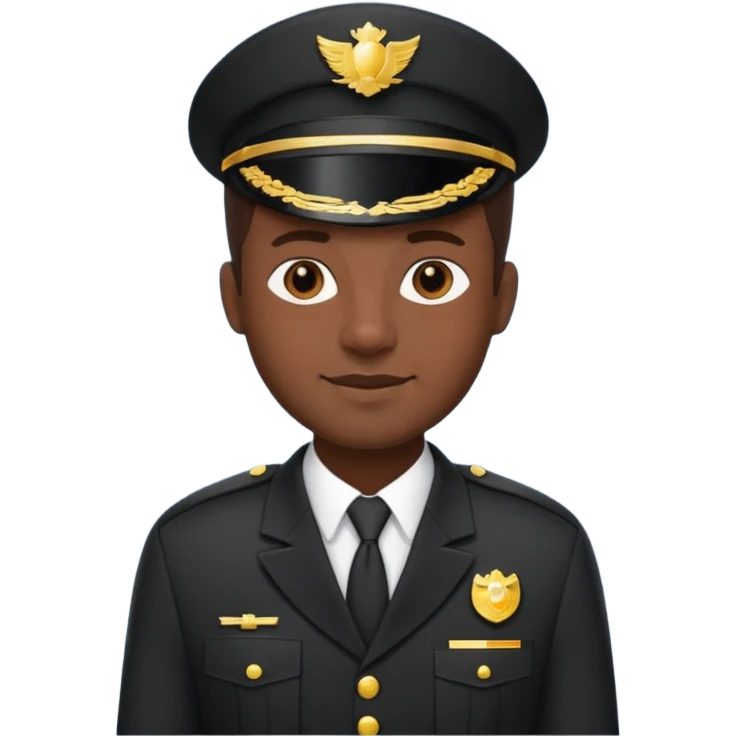 black doorman emoji