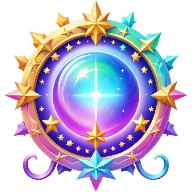 Epic divine legendary celestial complex detailed iridescent gradients aesthetic-scenery-Decorations emoji