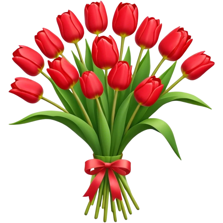Tulips  emoji