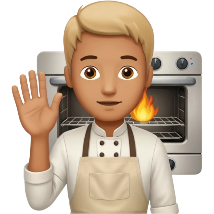 man holding Oven  emoji