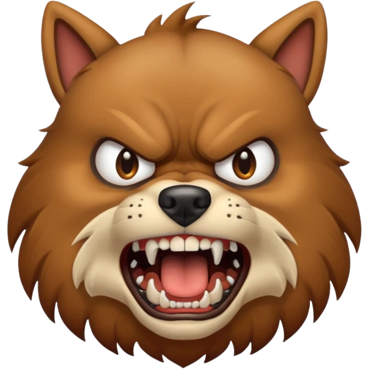 DOG ANGRY emoji
