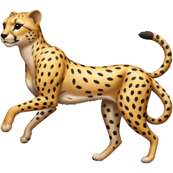 fast aggressive jumping running sheetah

 emoji