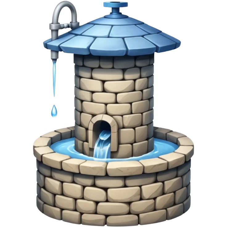 A water well emoji