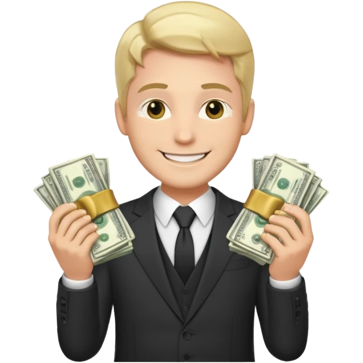 RICH MAN WITH INFINETE MONEY emoji